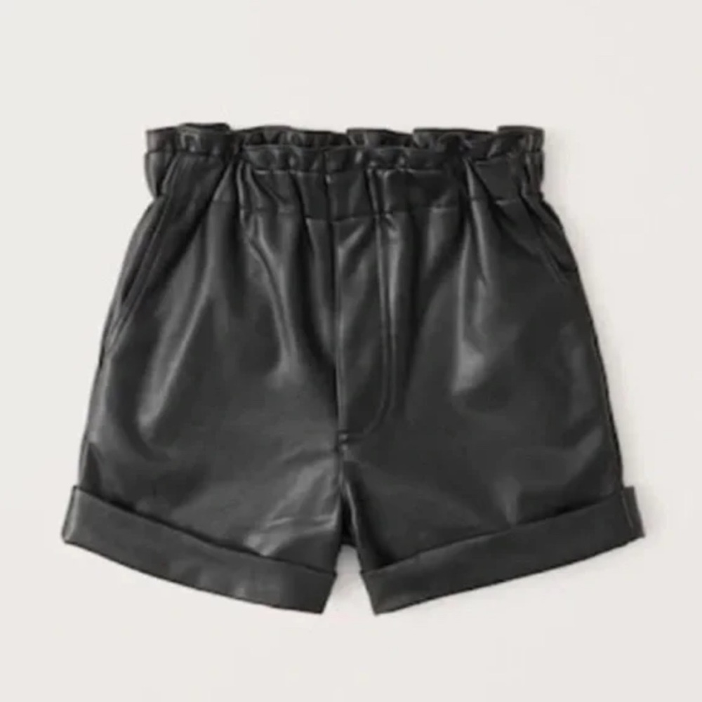 Abercrombie & Fitch Black High Waist Shorts